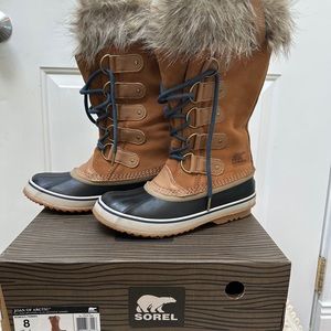 Sorel Joan of Arctic Elk Dark Mountain Boots- Size 8